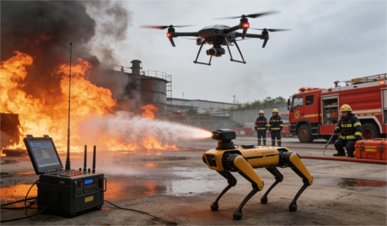油田应急管理中的科技装备应用 以机器狗、无人机、应急通讯为核心的能力提升路径
